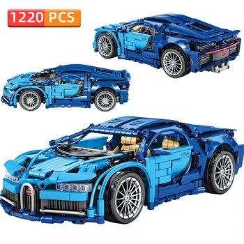 

SEMBO Block Technic Car Model Compatible With Super Racing Building Blocks Sports Car Bricks Kids Educational Toys For Boys Gift