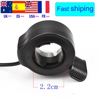 

Scooter Thumb Throttle Hand For Electric Bike Parts Accelerator Ebike Thumb Throttle 12V 24V 36V 48V 72V 96V 130X