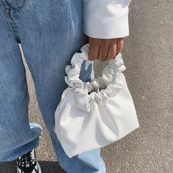 

Women's Crossbody Bag 2020 Summer Fashion Fairy Messenger Bag Elegant Pleated Handbag clutch bag evening clutch bags