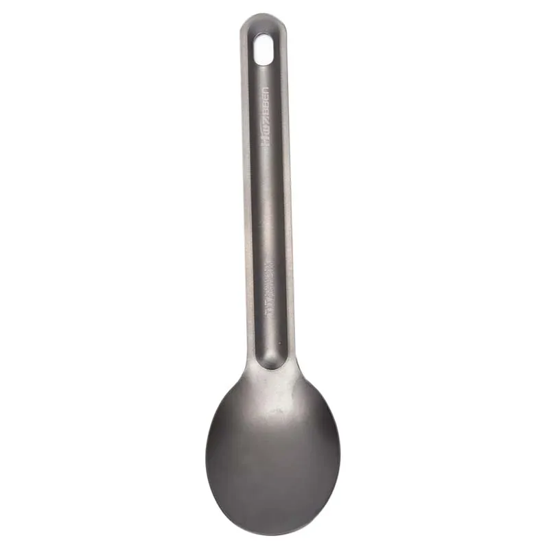 1PCS Titanium Spoon Fork Long Handle Spoon Outdoor Camping Titanium Spork Camping Tableware Picnic Tool