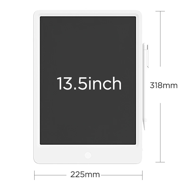 13.5 inch Xiaomi Mijia ЖК-планшет для письма с ручкой цифровой чертеж электронный блокнот для рукописного ввода сообщение графическая плата - Цвет: 13.5 inch