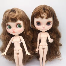 Предпродажа кукла с гибкими суставами Обнаженная кукла blyth коричневые волосы 2
