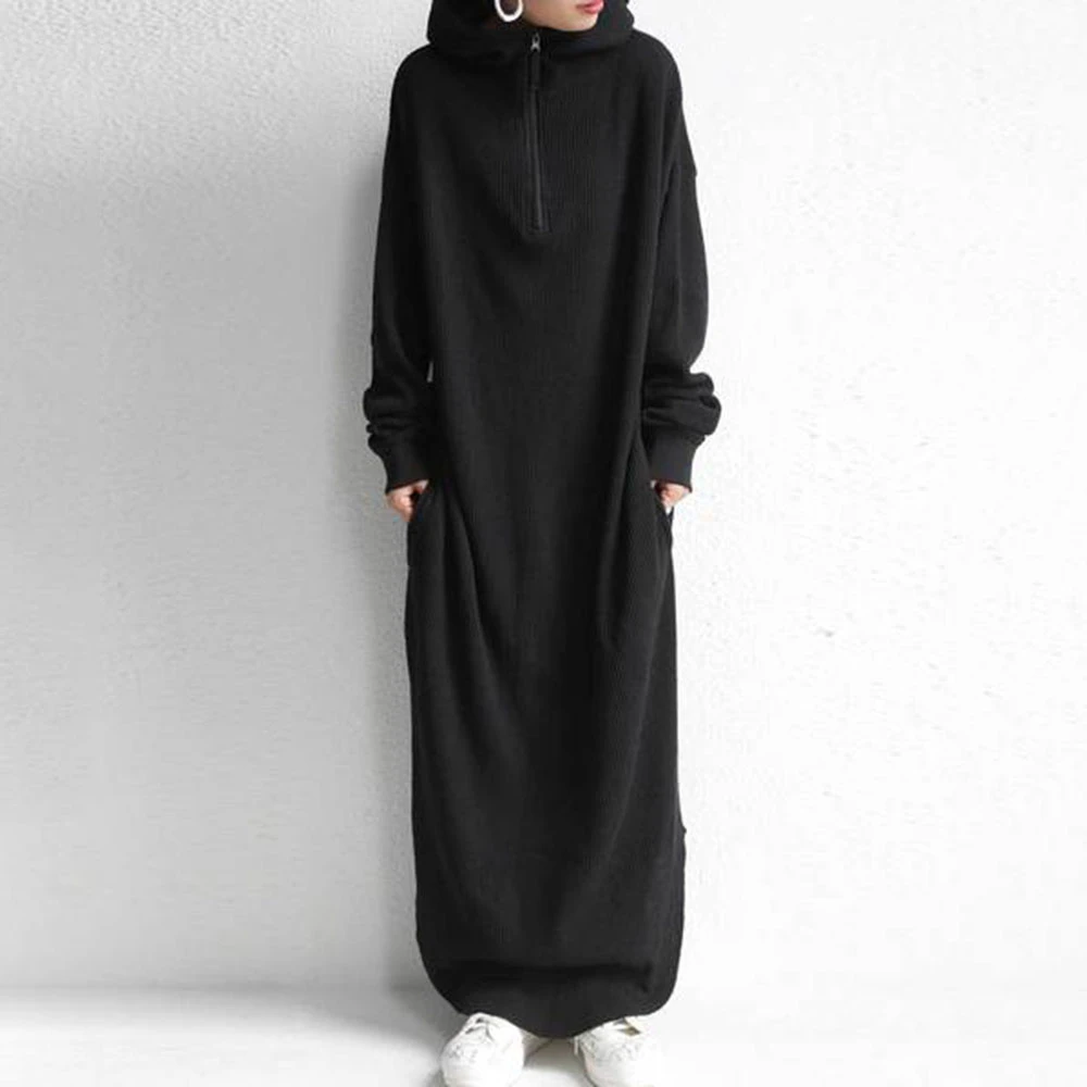 hoodie maxi