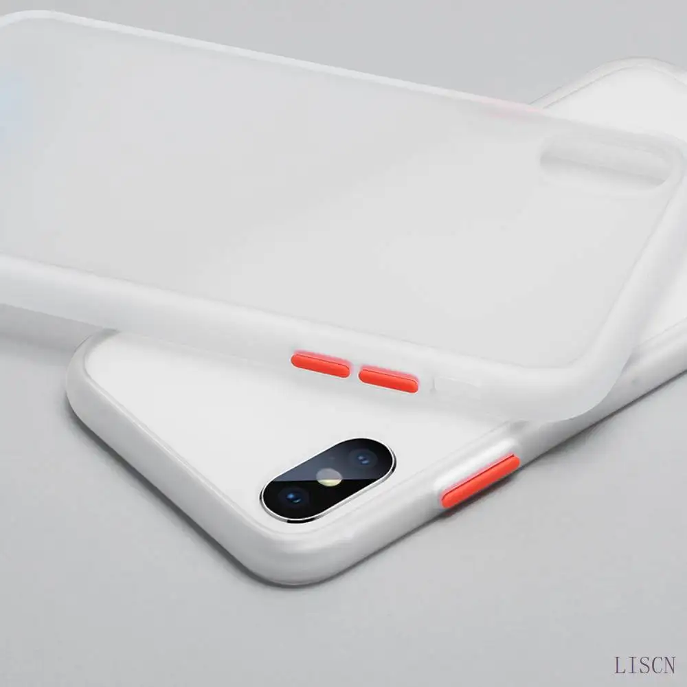PC матовый чехол для телефона для Xiaomi mi 9 Lite Note 10 Pro A3 CC9 9t A3 Coque для Red mi Note 8 6 7 Pro 8 K20 8T Противоударная задняя крышка - Цвет: Transparent
