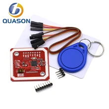 Pn532 nfc rfid módulo sem fio v3 kits de usuário leitor modo escritor ic s50 cartão pcb attenna i2c iic spi hsu para arduino