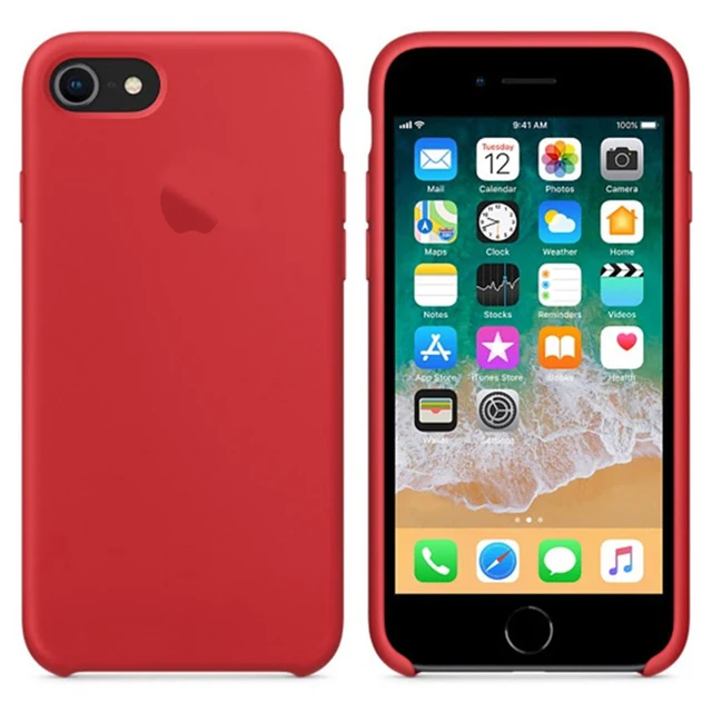 color1 Силиконовый чехол для iPhone 11 Pro Max X XR XS Max задняя крышка с логотипом чехол для телефона для iPhone 7 8 6 6s Plus чехол Capa - Цвет: color1