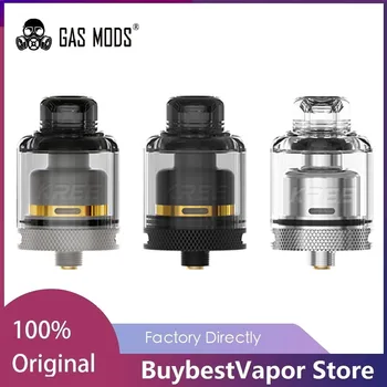 

New Original GAS MODS Kree 24 RTA 3.5ml Capacity & 810 Drip Tip With 510 Adapter W/ Single coil building E-Cigarette Atomizer