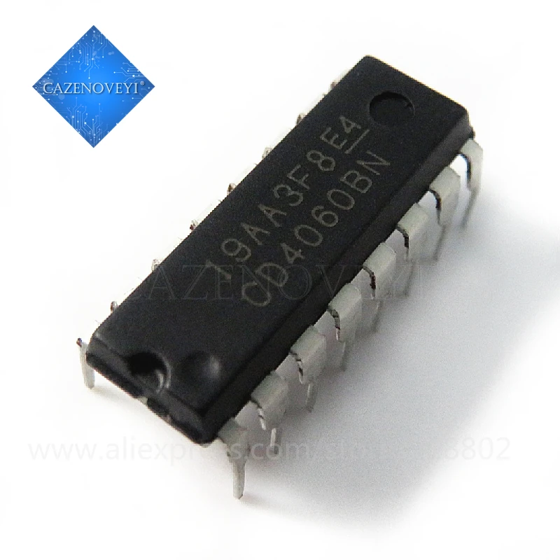 1pcs/lot CD4060BE CD4060 DIP-16 In Stock | Электронные компоненты и принадлежности