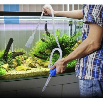 

Aquarium Clean Vacuum Water Change Siphon Gravel Cleaner Fish Tank Pump Filter For Both Large And Small Aquariums
