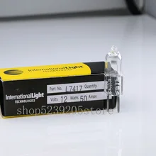 ILT L7417 12V50W GY6.35 галогенная лампа L7417 12v50w 2000 часов Биохимический инструмент лампа