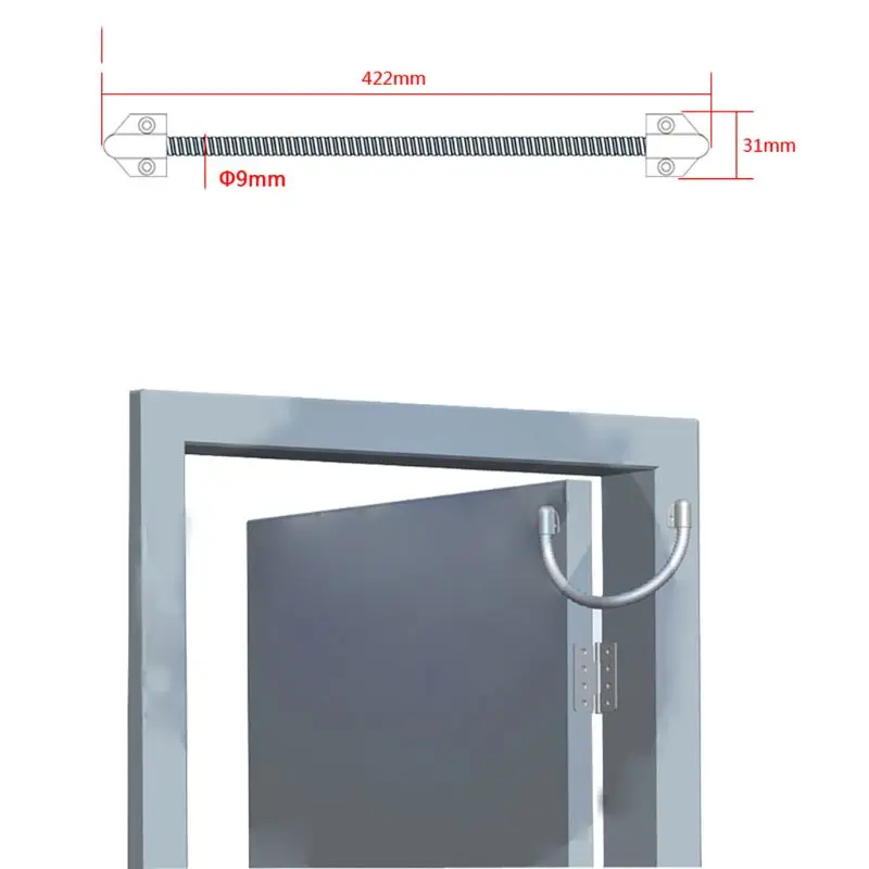 Door Loop Electric Exposed Mounting protection sleeve Access Control Cable Line For Control Lock Door Lock Stainless steel access control cover access control keypad cover electric door lock parts