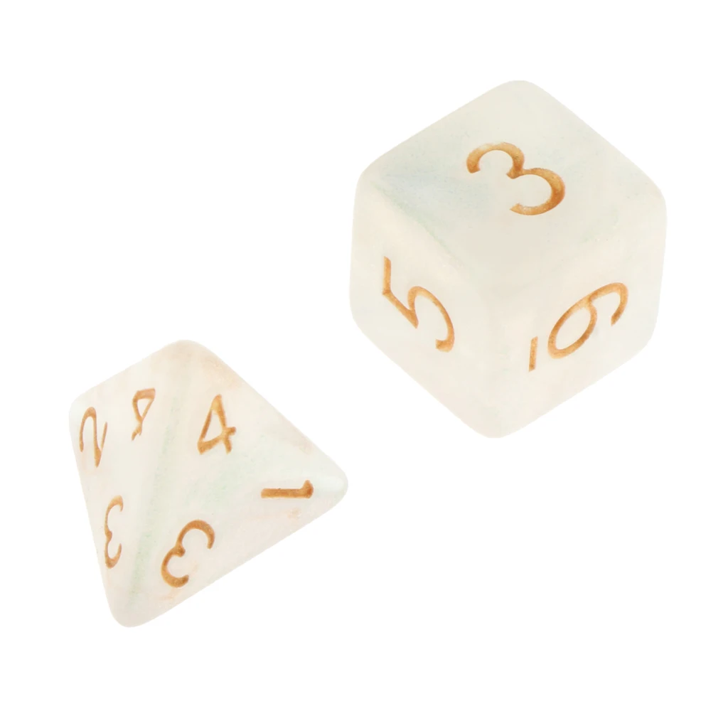 7Pc Multi-sided Dices Set D4-D20 MTG DND RPG Board Game Dice for D&D Roleplaying Party Casino Table Game Toy