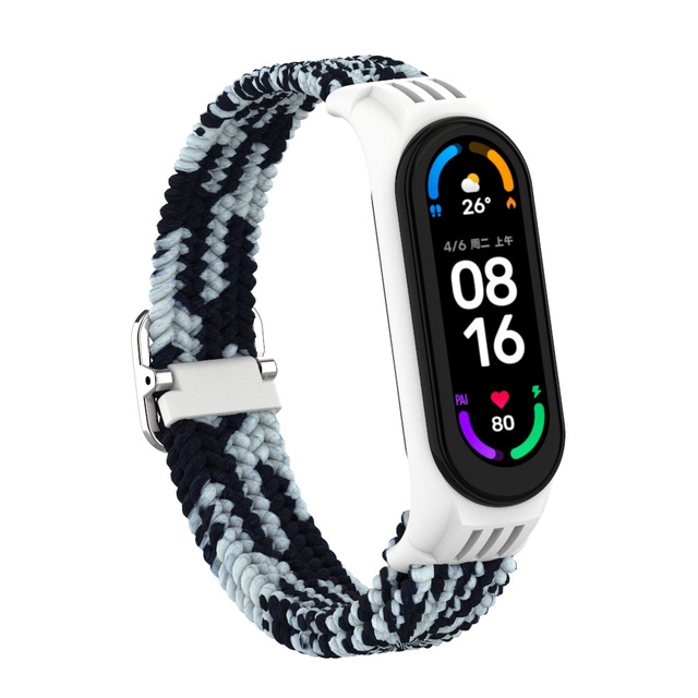 Strap For Mi Band 7/6/5/4/3 Wristband Replacement Weave Colorful Bracelet For Xiaomi Mi Band 7 5 6 Amazfit Band 5 Band 6