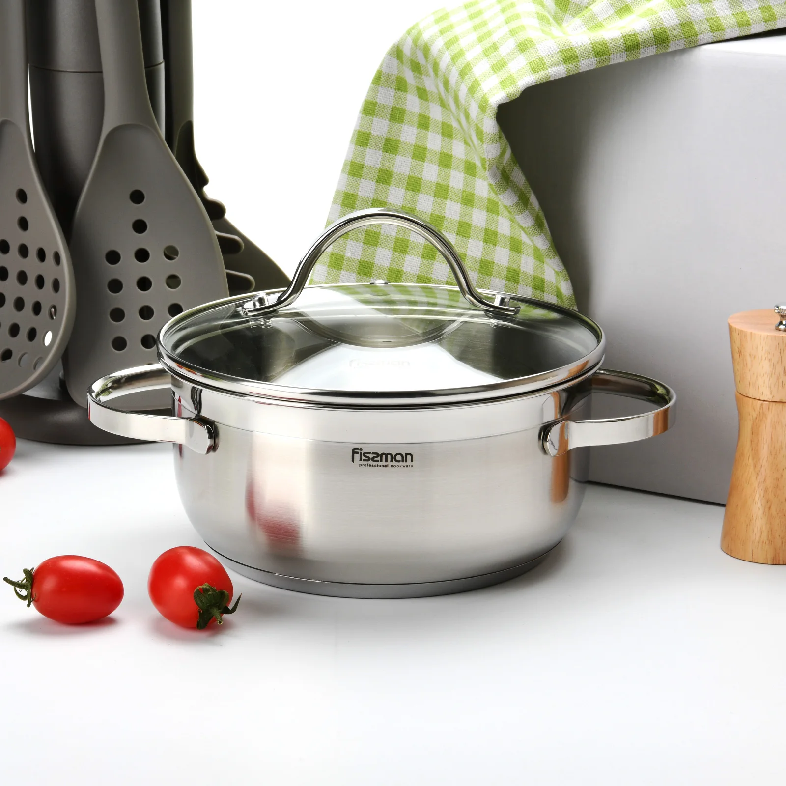 2, 1 л. Фисман. Фисман. Объемом 5, 3, 2, 1. Индукционная сковорода.