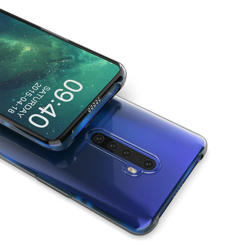 OPPO Reno 2 Z F 2Z 2F Coque Funda Reno2 Pro 용 심플 소프트 클리어 폰 케이스 커버, 투명 실리콘 얇은 친구 커플 TPU