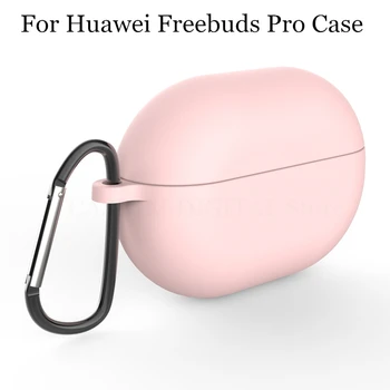 

For Huawei Freebuds Pro Case Soft TPU Protective Cover for huawei freebuds pro Shockproof case shell with hook for freebuds pro