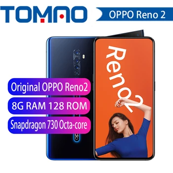 

Oppo Reno 2 5x zoom Smart Phone Snapdragon 730 6.5" AMOLED 48.0MP+16.0MP+13.0MP+8.0MP+2.0MP Screen Fingerprint VOCC 3.0 128GB