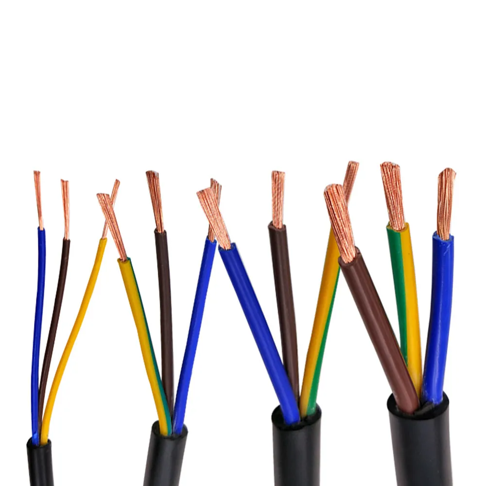 Черный кабель AVVR 26AWG 0 12 мм 2 ядра 3 4 6 ядер 7 8 10 16 сигнальный провод с