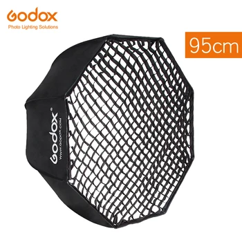 

Godox 95cm 37.5" Softbox Umbrella + Honeycomb Grid Octagon Reflector Honeycomb Softbox for Godox Yongnuo Flash Speedlight