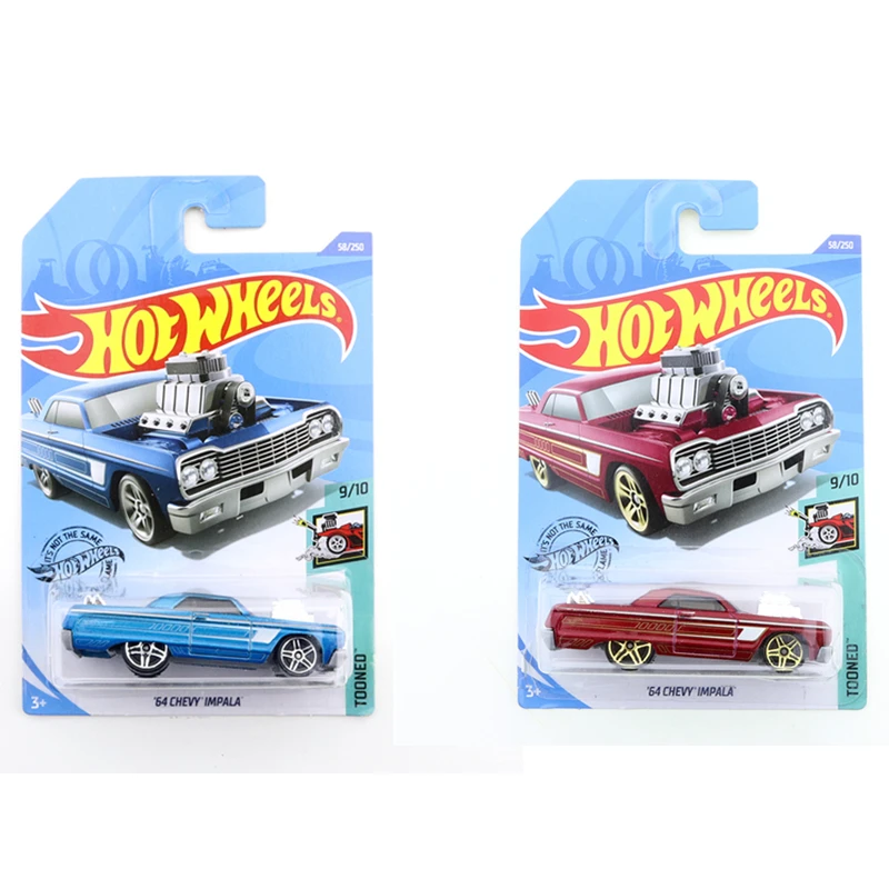 2020-58 оригинальные горячие колеса Мини Сплав купе 64 CHEVY IMPALA 1/64 металл литья под