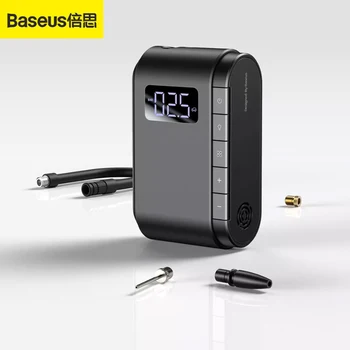 

Youpin Baseus Mini Portable Electric Car Air Pump Fast Charge Smart Preset Digital Tire Pressue Monitor for SUV Car Ball Bicycle