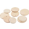 50 Pieces Round Shaped Wooden Discs Wood Tags with Hole Reminder Record Calendar Wood Chips for Birthday Board DIY Crafts ► Photo 3/5