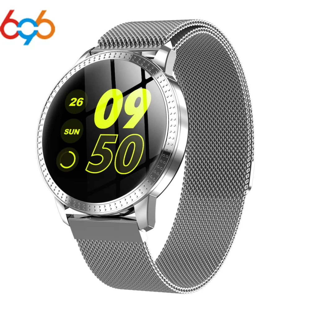 

696 CF18 Smart Bracelet OLED Color Screen Blood Pressure Oxygen Heart Rate Monitor Men Women Smartwatch IP67 Waterproof Band