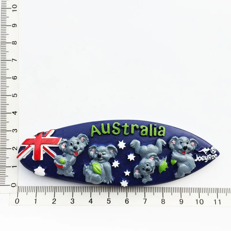 

Fridge Magnet for TravelCommemorate, 3D Ornaments, Magnetism, Resin Material, Refrigerator Stickers, Koalas,Aus