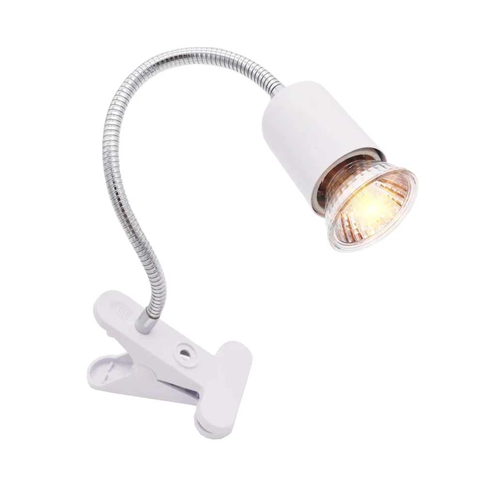 Reptile Heating Lamp Reptile Light Bulb Reptile Lamp Bulb Heating Lamp Bulb UVA/UVB E27 Pet Reptile Aquarium Heat Lamp Clip-on Bulb Adjustab Holder Tortoises Basking UV Heating Lamp Kit for Lizard Turtle