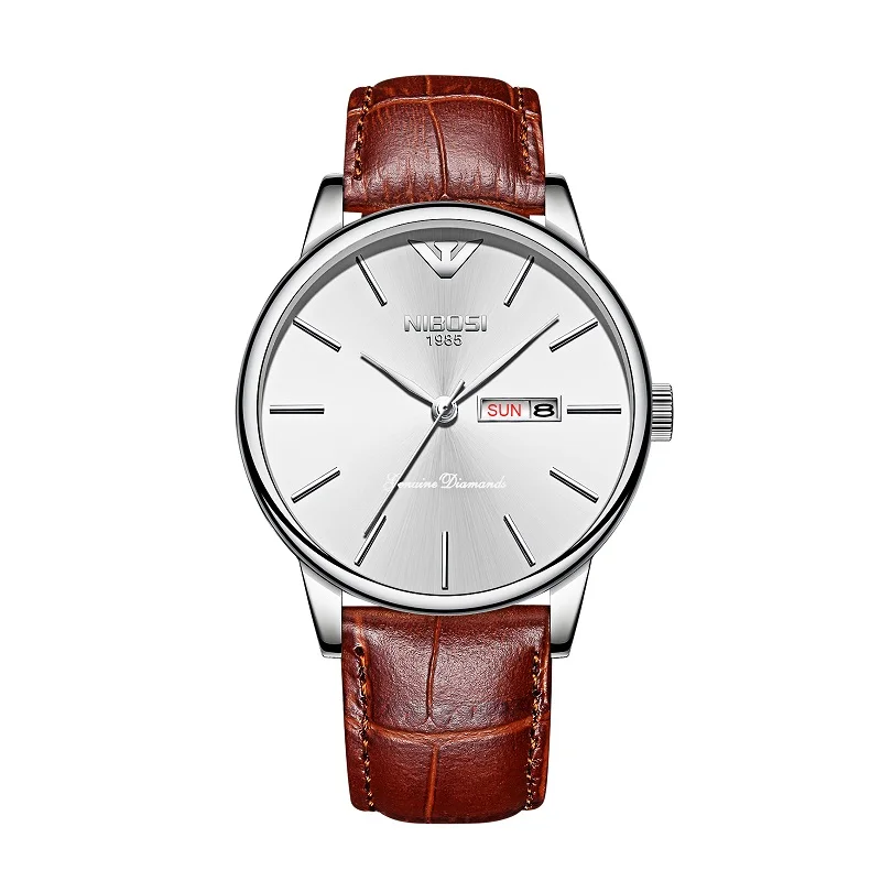 NIBOSI Quartz Clock Sports Men Watch Top Brand Luxury Famous Dress Fashion Watch Male Unisex Ultra Thin Wrist watch Para Hombre 