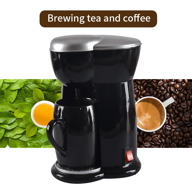 

WXB American Expresso Coffee Machine Small Automatic Drip Integrated Machine Fast Coffee Maker Machine Household Espresso Cofee