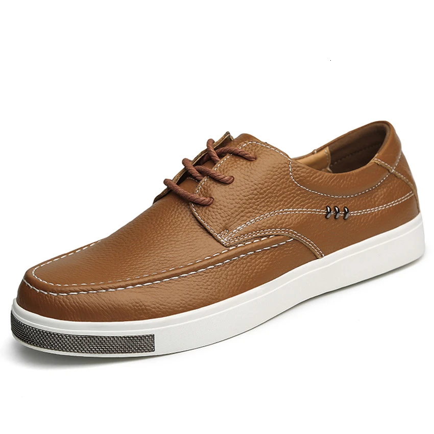 

Handmade Genuine Leather Casual Shoes Men Comfortable Shoes New Oxfords Shoes High Quality Designer Shoes For Men