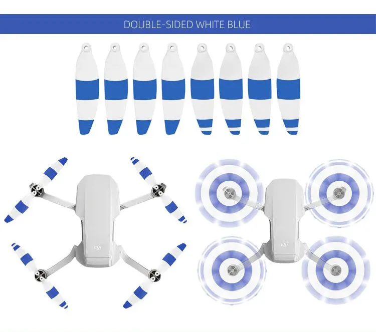 8 шт. быстросъемные пропеллеры Mavic мини пропеллеры 4726F низкий уровень шума лезвия для DJI Mavic мини Дрон аксессуары
