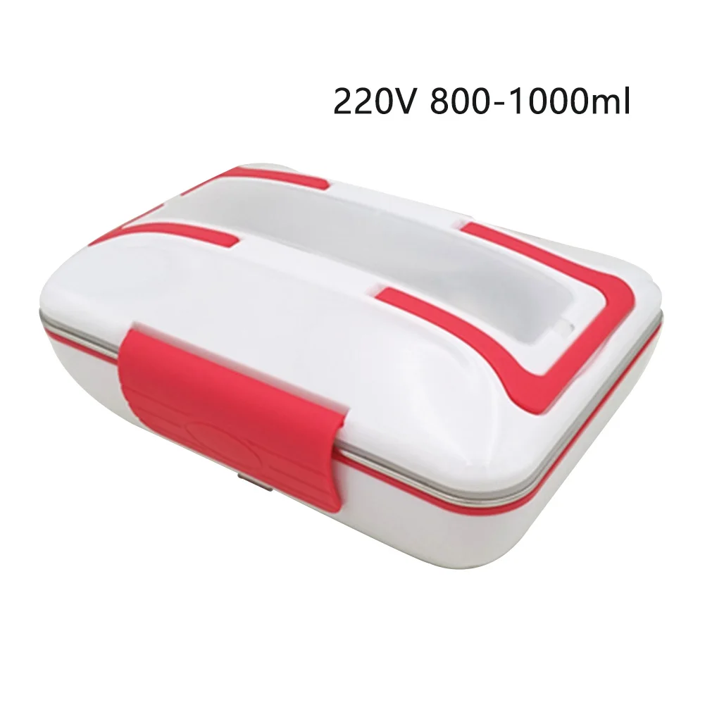 

Stainless Steel Picnic Bento School Lunch Box Food Heater Dinnerware Travel Office Double Layer Warmer Electric Portable Home