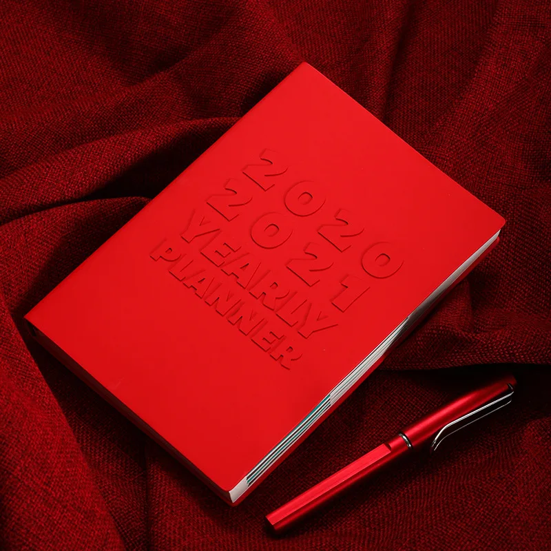 

Notebook Planner Agenda 2020 2021 Daily Weekly Monthly Journal A5 Meeting Book Girl School Supplies Stationery Gift Management