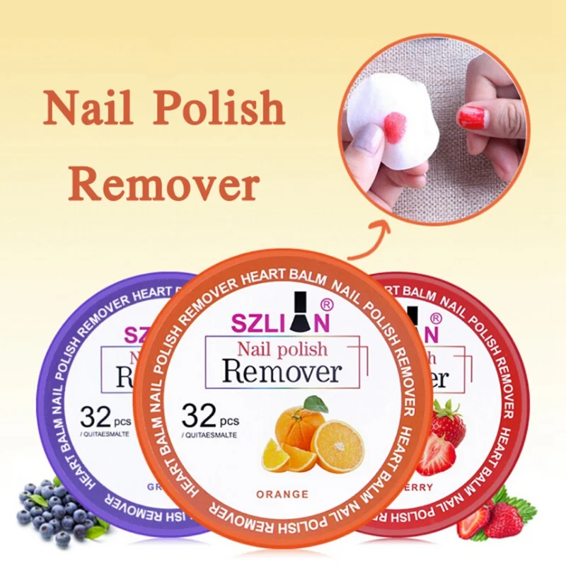 Fruit Smell Nail Varnish Soak Off Remover Nail Gel Polish Remover