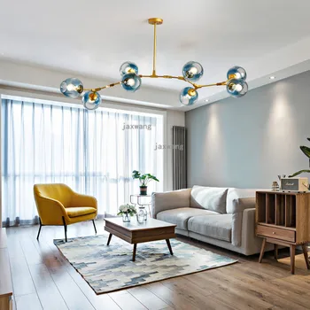 

Modern LED Pendant Lights Color Gradient Glass Home Decor Lighting Light Fixtures Loft Suspension Luminaire Kitchen Fixtures