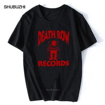

DEATH ROW RECORDS T Shirt Men High Quality Aesthetic Cool Vintage Hip Hop T-shirt Harajuku Streetwear Camisetas Hombre