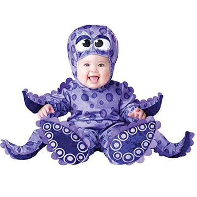 2021 Halloween Costume baby boy clothes Girls Monkey Polar Bear Romper Kids Clothing Set baby hat socks Toddler Cosplay set Cotton baby suit Baby Rompers