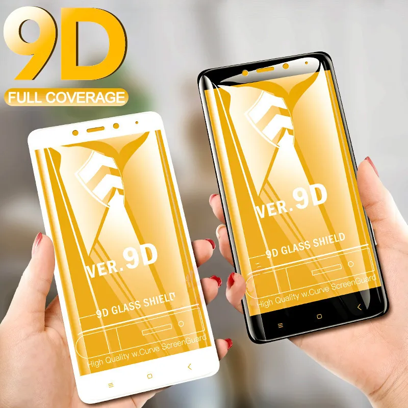 

9D Full Cover Tempered Glass For Xiaomi Redmi Note 7 5 6 Pro Protective Glass Redmi 7 4X 5A 6A 5 Plus 6 Pro Screen Protector