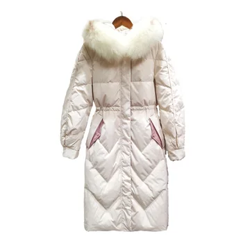 

Winter new arrival women down jacket outerwear quality loose clothing fashion style long winter coat women