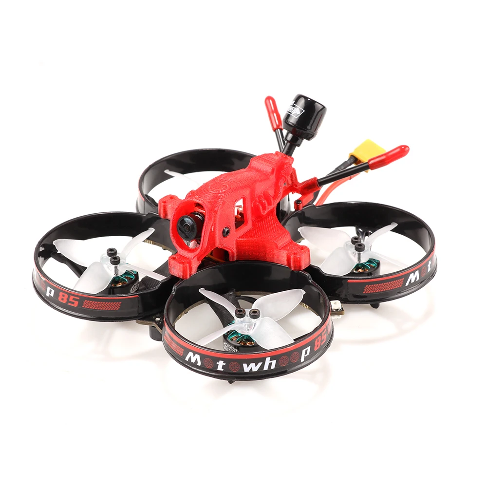 HGLRC Motowhoop 85mm F411 13A BLHELIS 400mW VTX CADDX Nano ANT 1303.5 4500KV 4S 2Inch Brushless FPV Tinywhoop Racing Drones