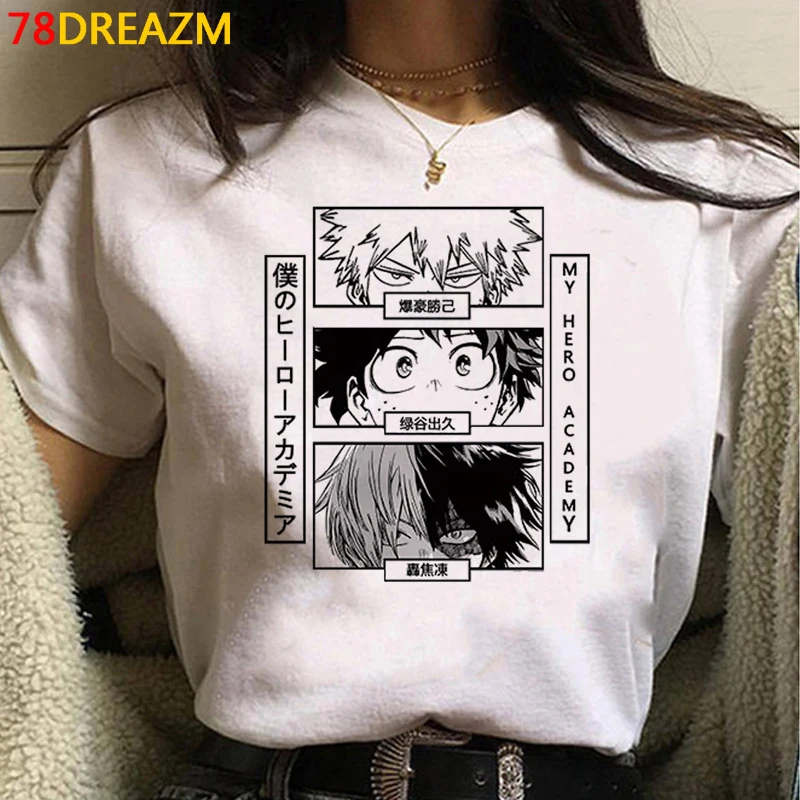 My Hero Academia T Shirt Men Kawaii Summer Tops Cartoon Tshirt Boku No Graphic Tees Japanese Anime T-shirt Male | Мужская одежда