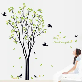 

Lemon tree wall stickers living room bedroom warm wall stickers TV background wall children's room Home decorations