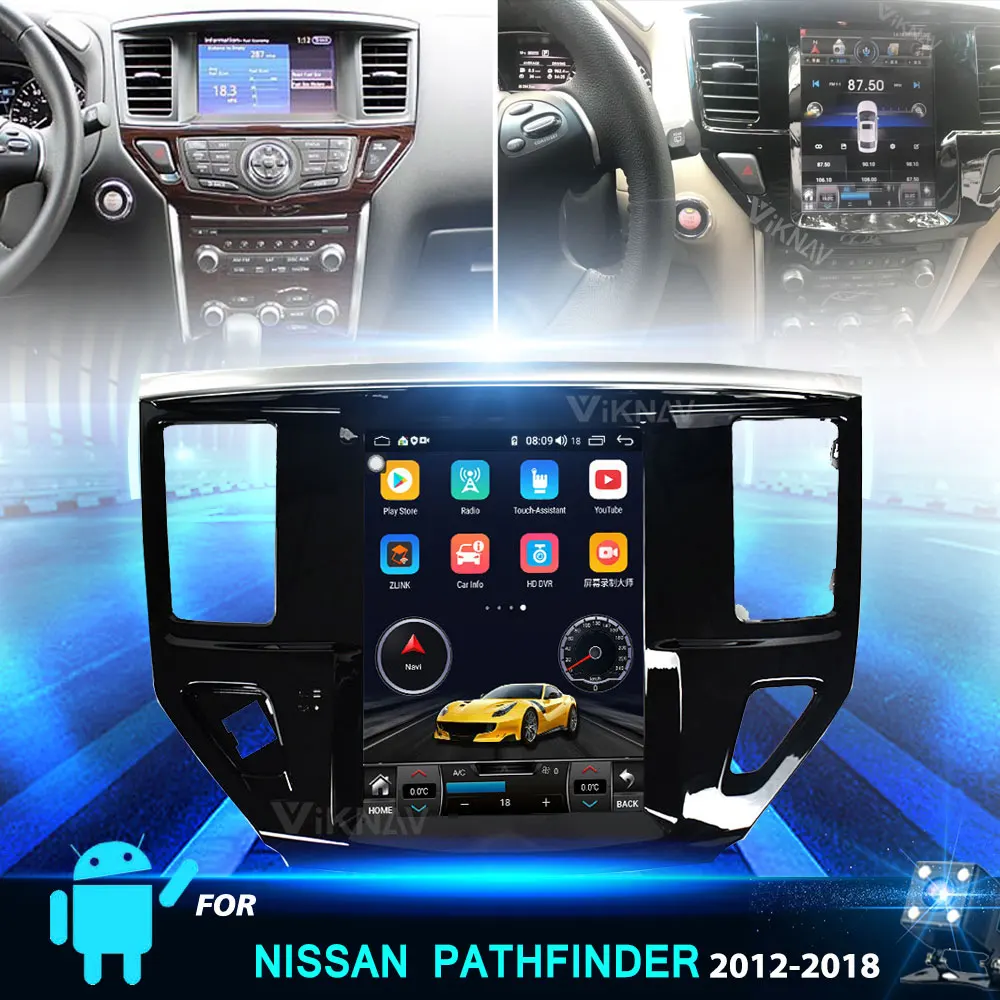 Для Nissan Pathfinder 2012-2018 оригинальный автомобиль без экрана радио android Авто Стерео