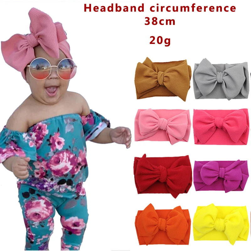 Lovely Baby Headband Turban Flower Headwear Baby Girl Headbands Elastic Kids Toddler Hair Band haarband Baby Hair Accessories
