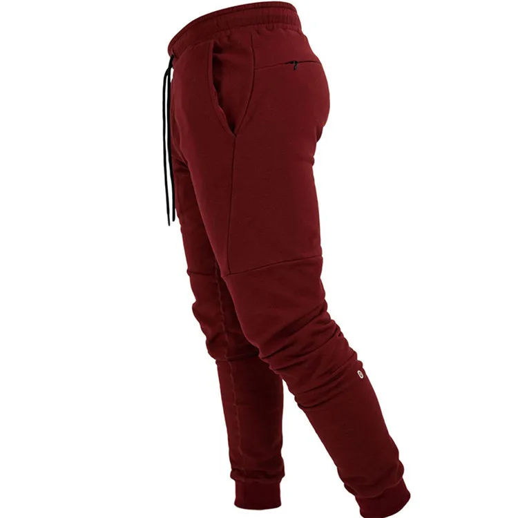

Muscle Brother Fitness Pants MEN'S Trousers Jogging Training Shorts Slim Fit Pants Zipper Pocket Casual Athletic Pants Men's