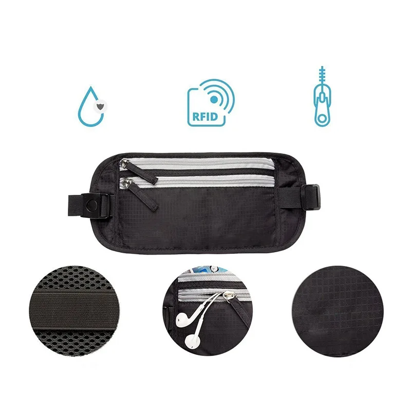 Кошелек PRE-SALE RFID Противоугонная карманная сумка для путешествий, подходит для талии, анти-сканирующая Спортивная поясная сумка
