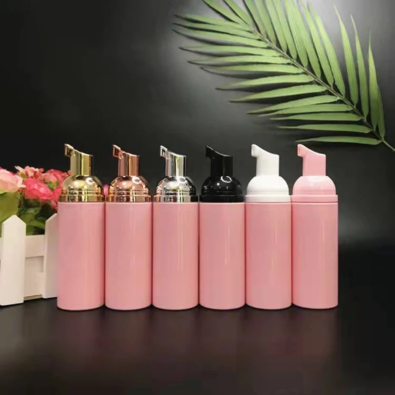 16pcs 60ML Eyelash Foam Dispenser Empty Bottle Plastic BPA Free Refillable Mini Foaming Soap Dispenser Pump Bottles -for Travel