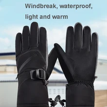 Winter Ski Gloves Waterproof Fingers Touch Screen Windproof Sport Motorcycle Full Finger Bicycle Cycling Gloves